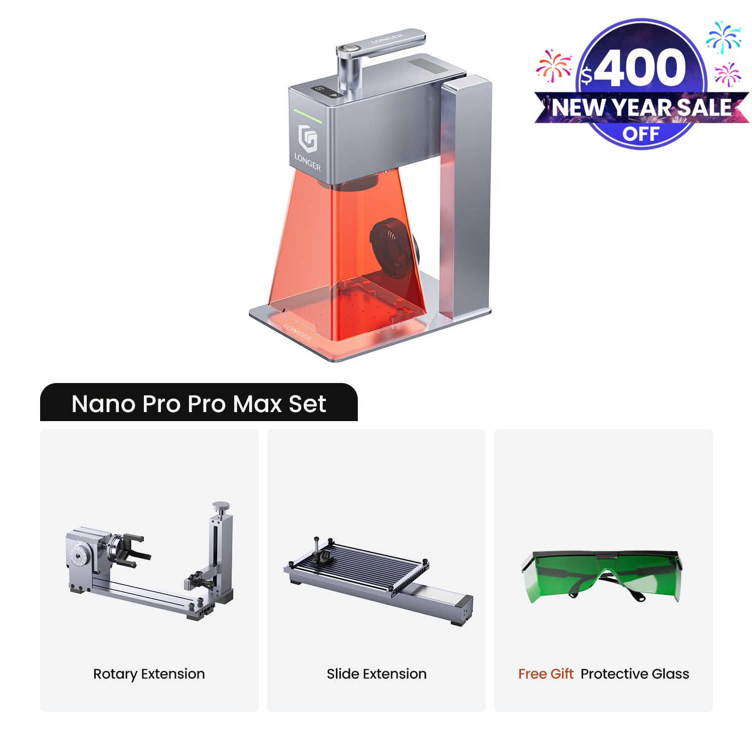 Longer Nano Pro 12W&Nano 6W Portable Laser Engraver