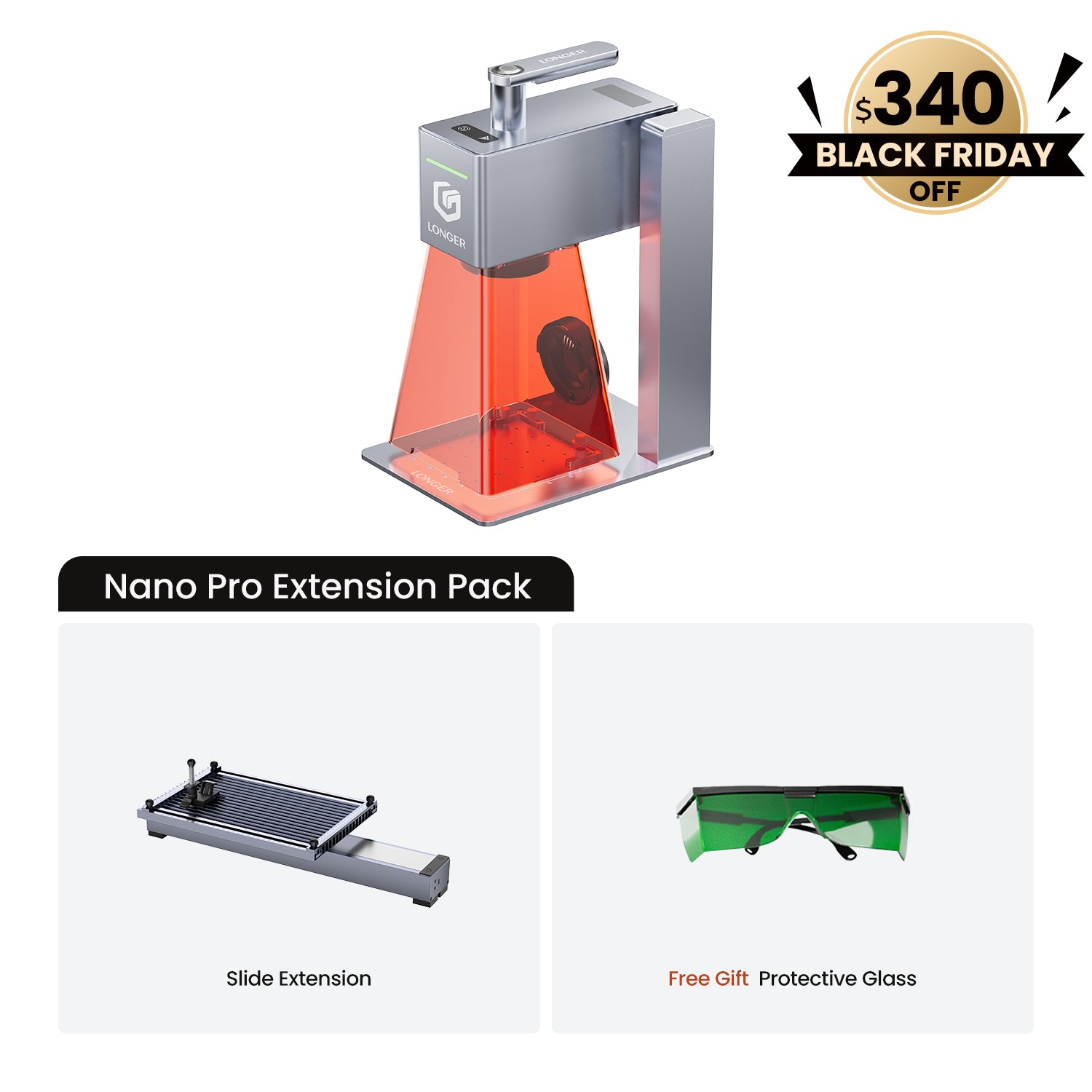 Longer Nano Pro 12W&Nano 6W Portable Laser Engraver