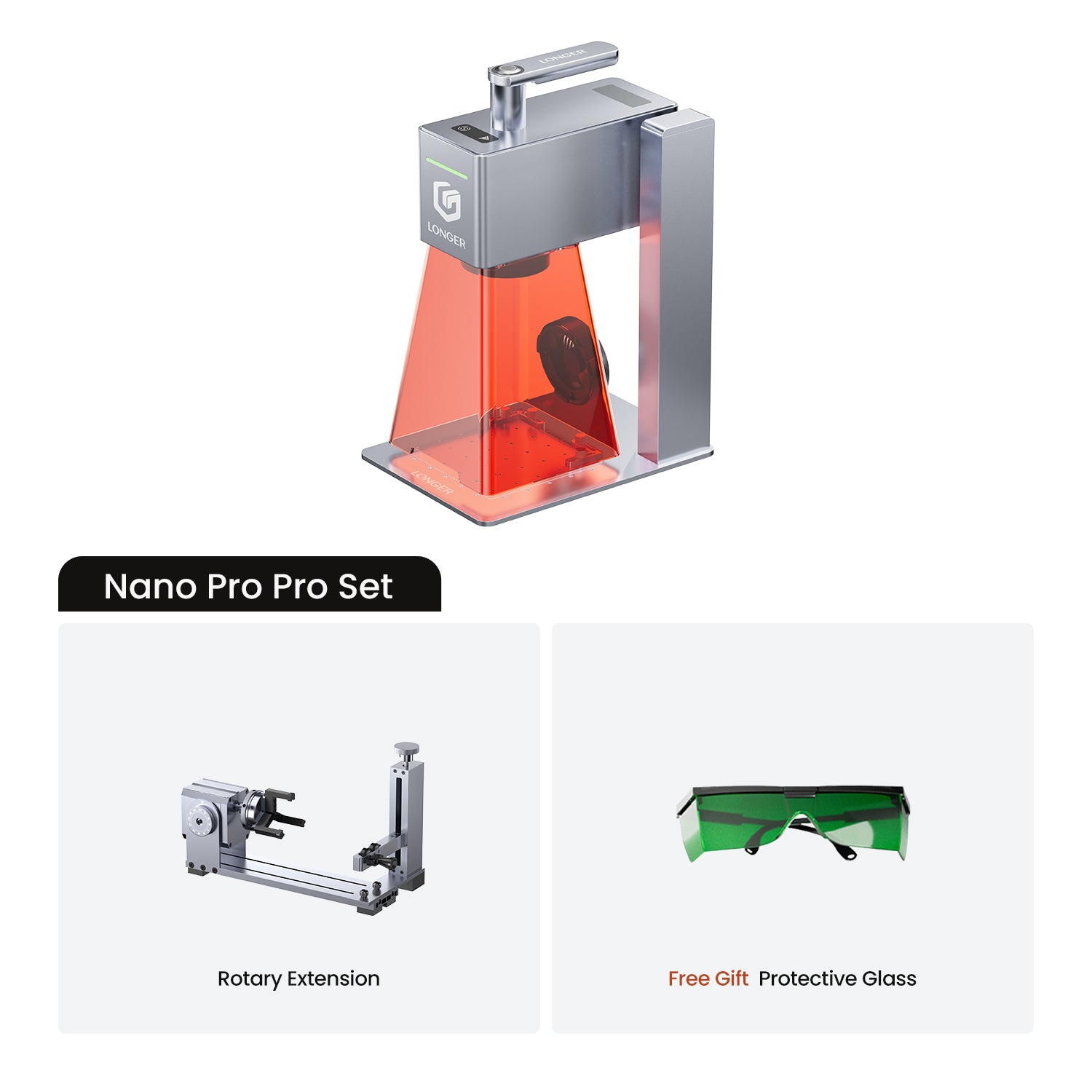 Longer Nano Pro 12W&Nano 6W Portable Laser Engraver