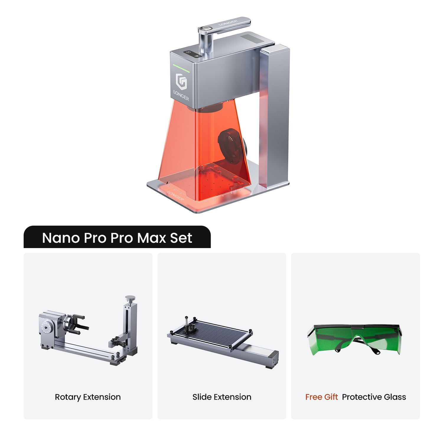 Longer Nano Pro 12W&Nano 6W Portable Laser Engraver