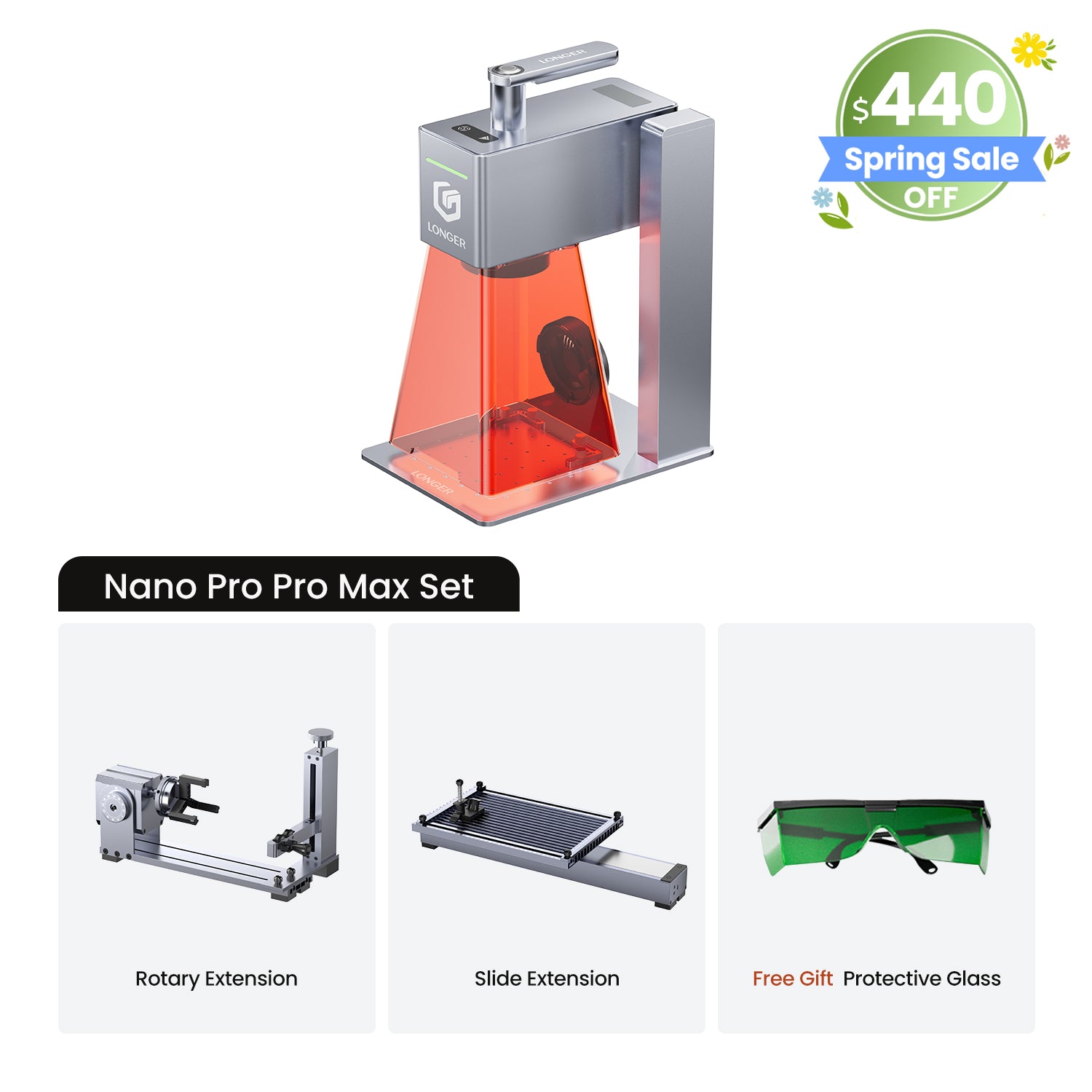 Longer Nano Pro 12W&Nano 6W Portable Laser Engraver