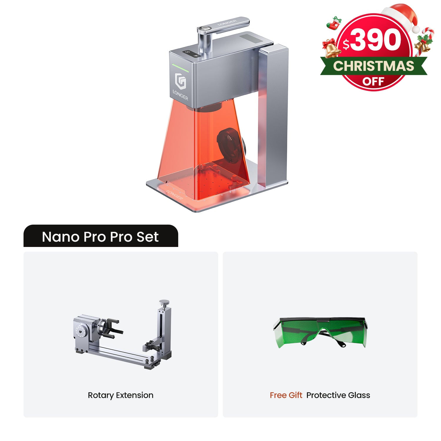 Longer Nano Pro 12W&Nano 6W Portable Laser Engraver