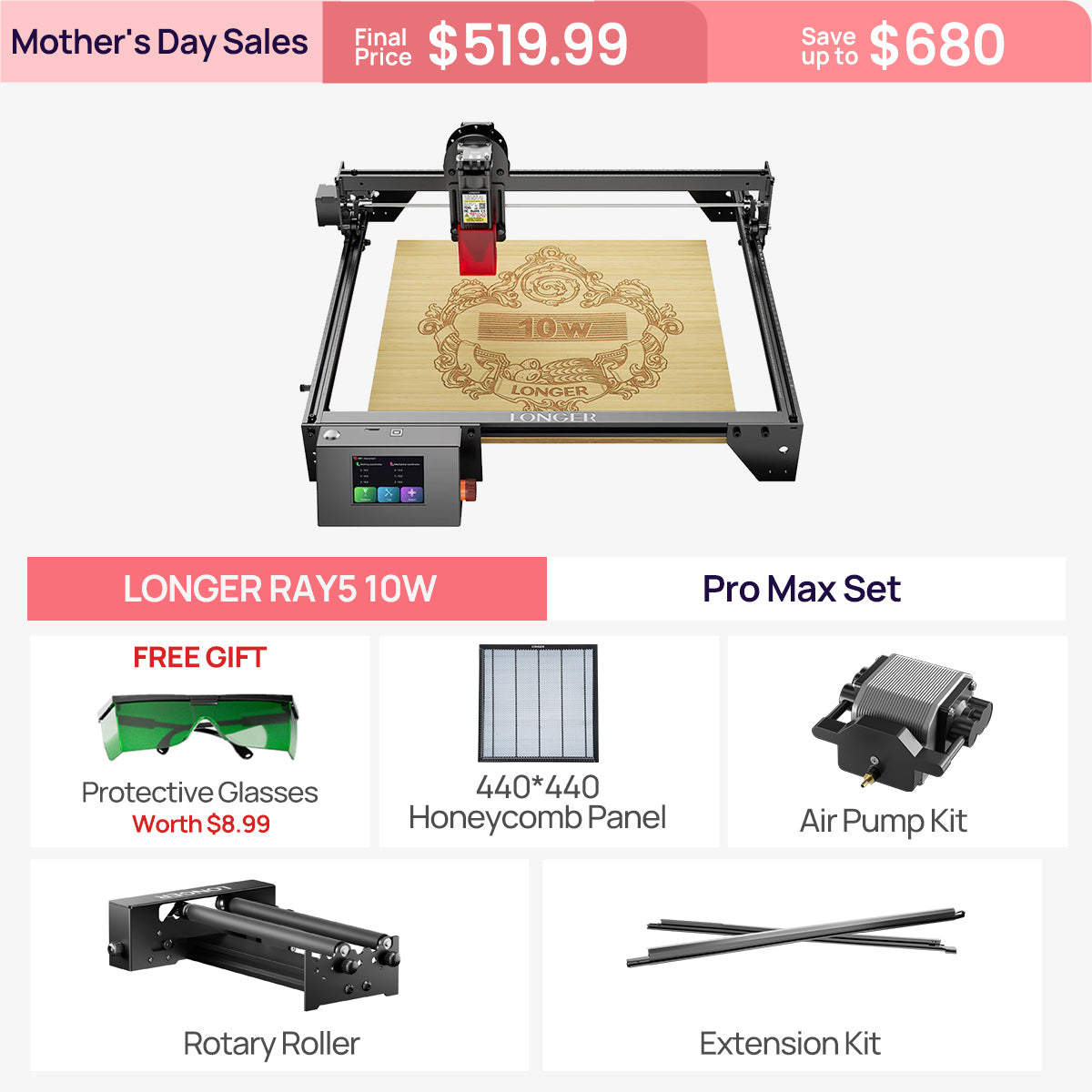 Incisore laser Ray5 10w