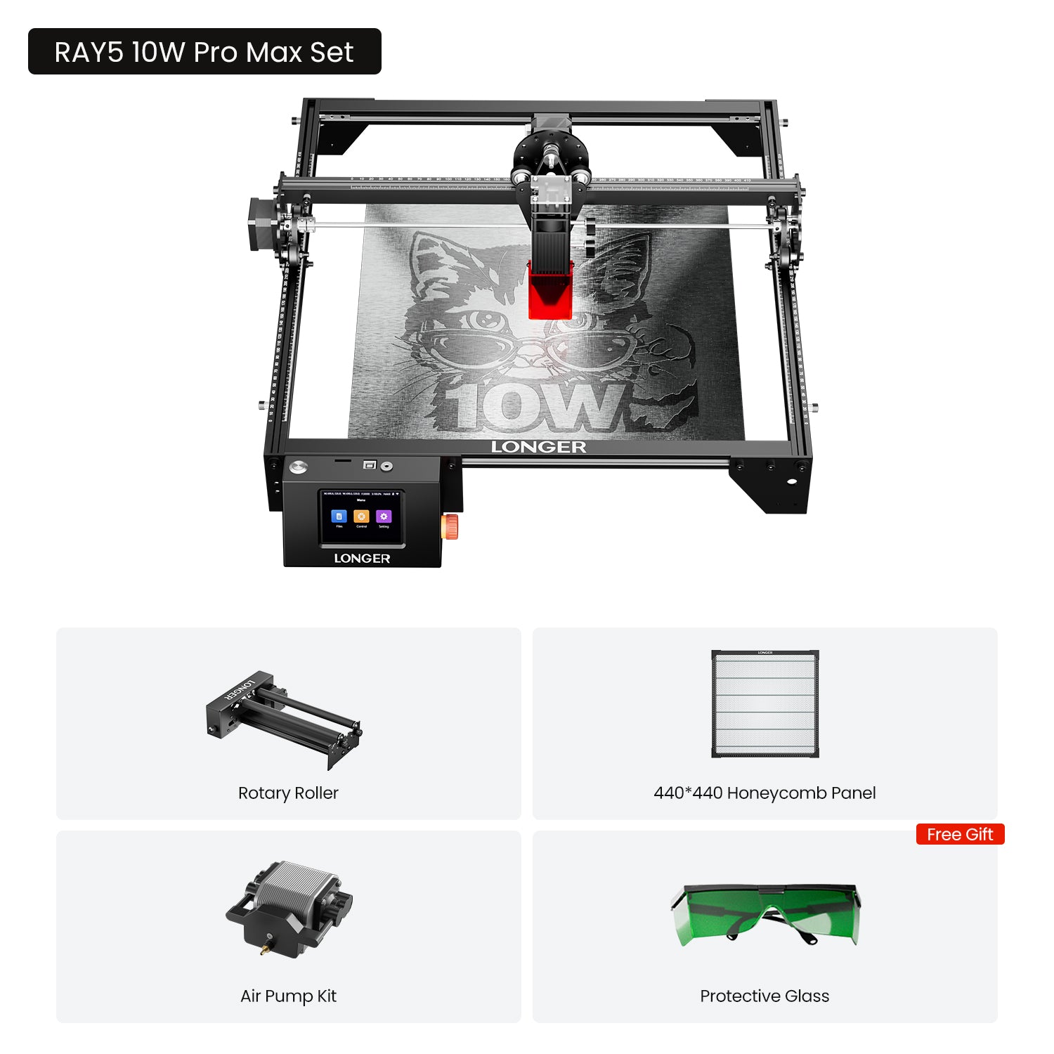 Longer Ray5 10W/20W Laser Engraver
