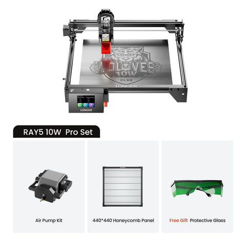 RAY5 10W Láser grabador