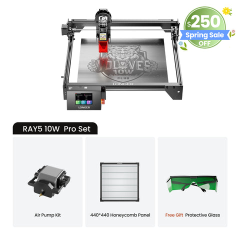 RAY5 10W Láser grabador
