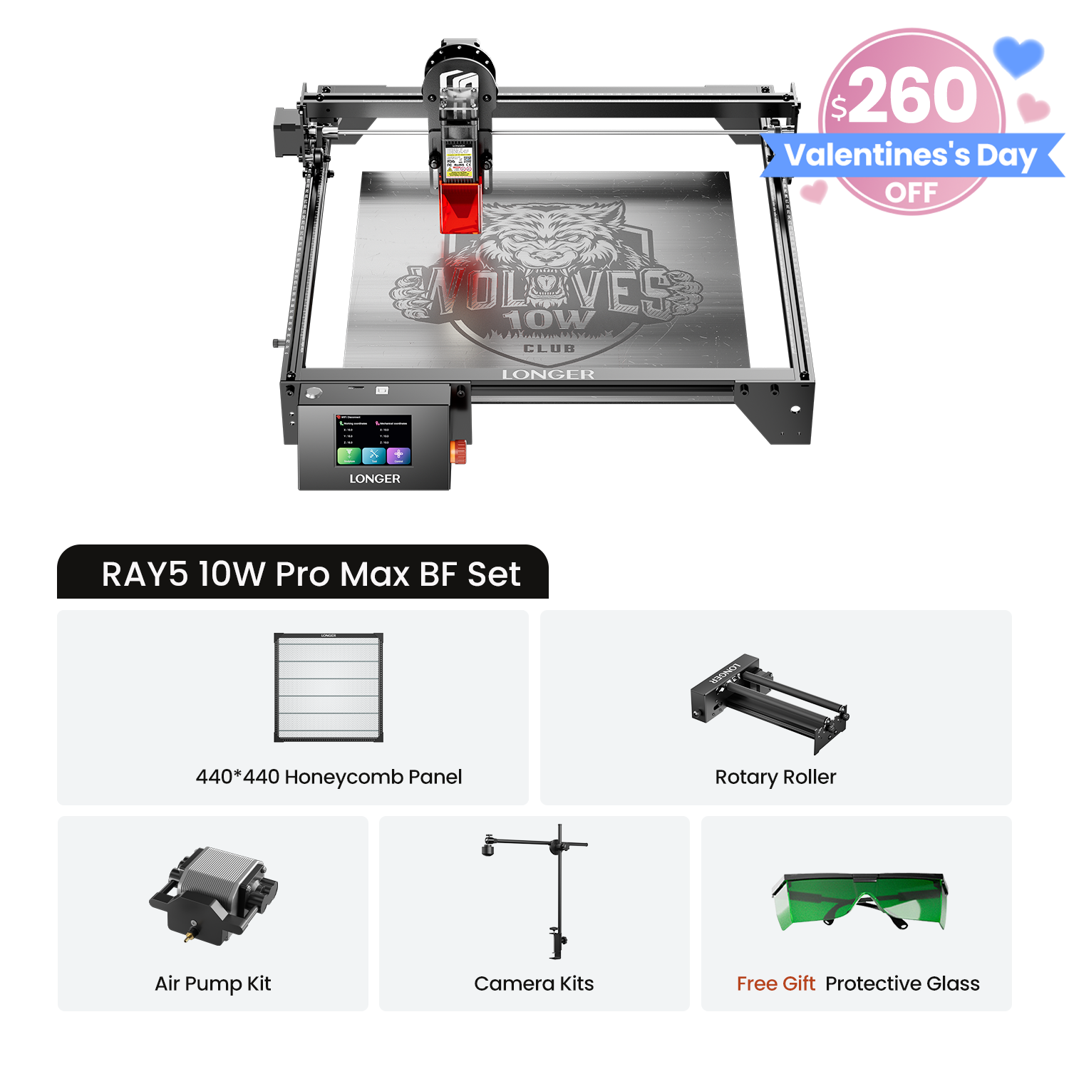 Longer Ray5 10W/20W Laser Engraver
