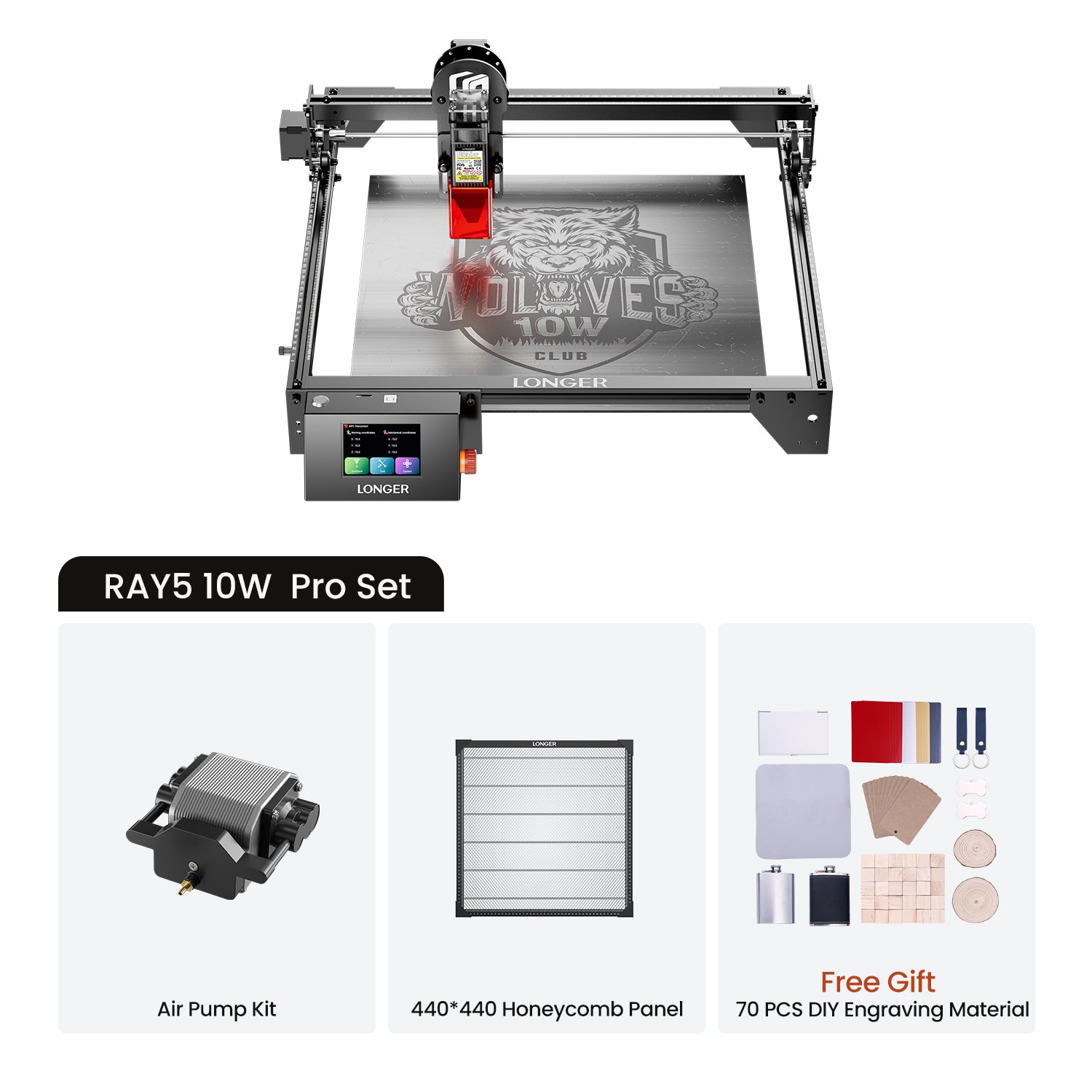 Longer Ray5 10W/20W Laser Engraver