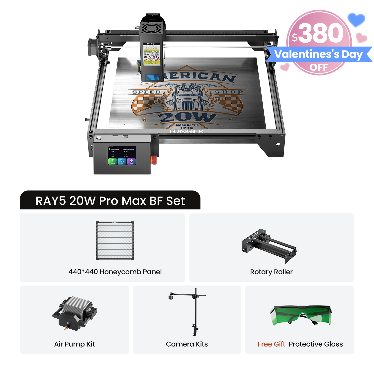 Longer Ray5 10W/20W Laser Engraver