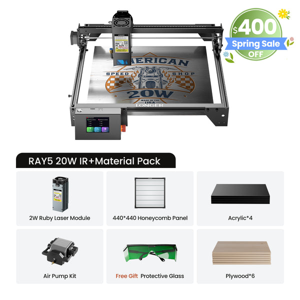 Longer Ray5 20W Laser Engraver