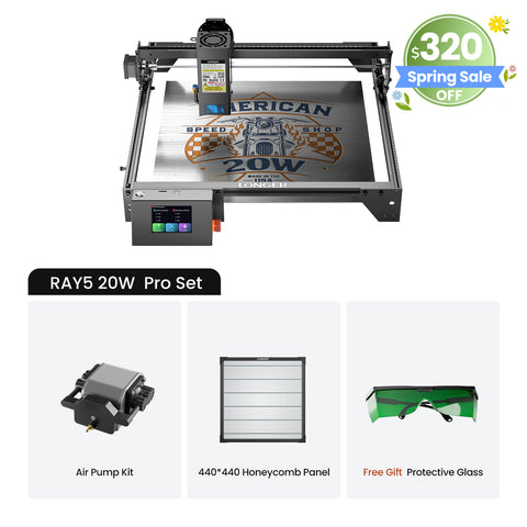 RAY5 10W Láser grabador