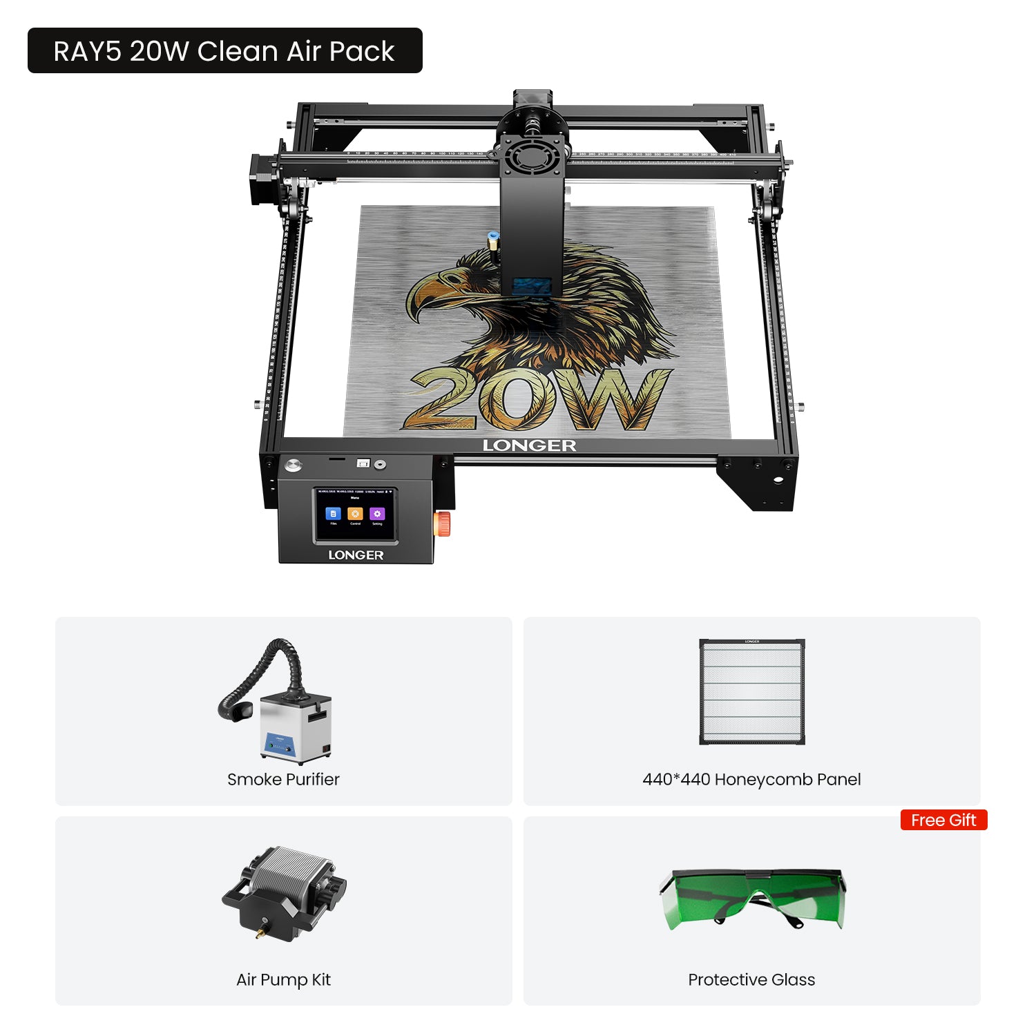Longer Ray5 20W Laser Engraver