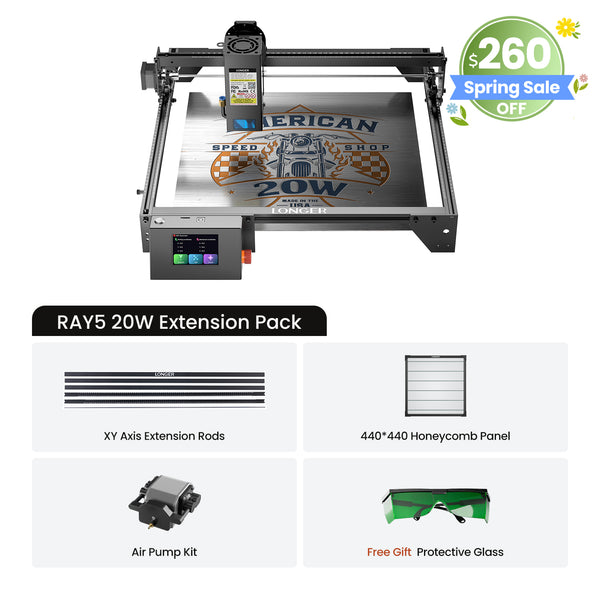Longer Ray5 20W Laser Engraver
