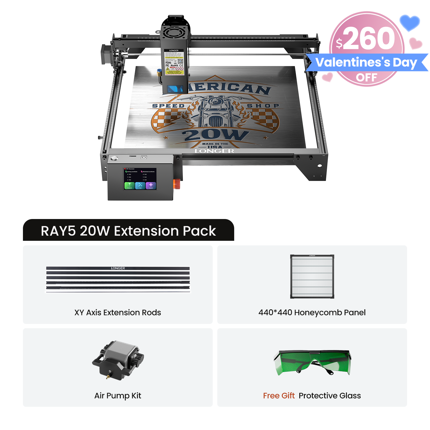 Longer Ray5 20W Laser Engraver