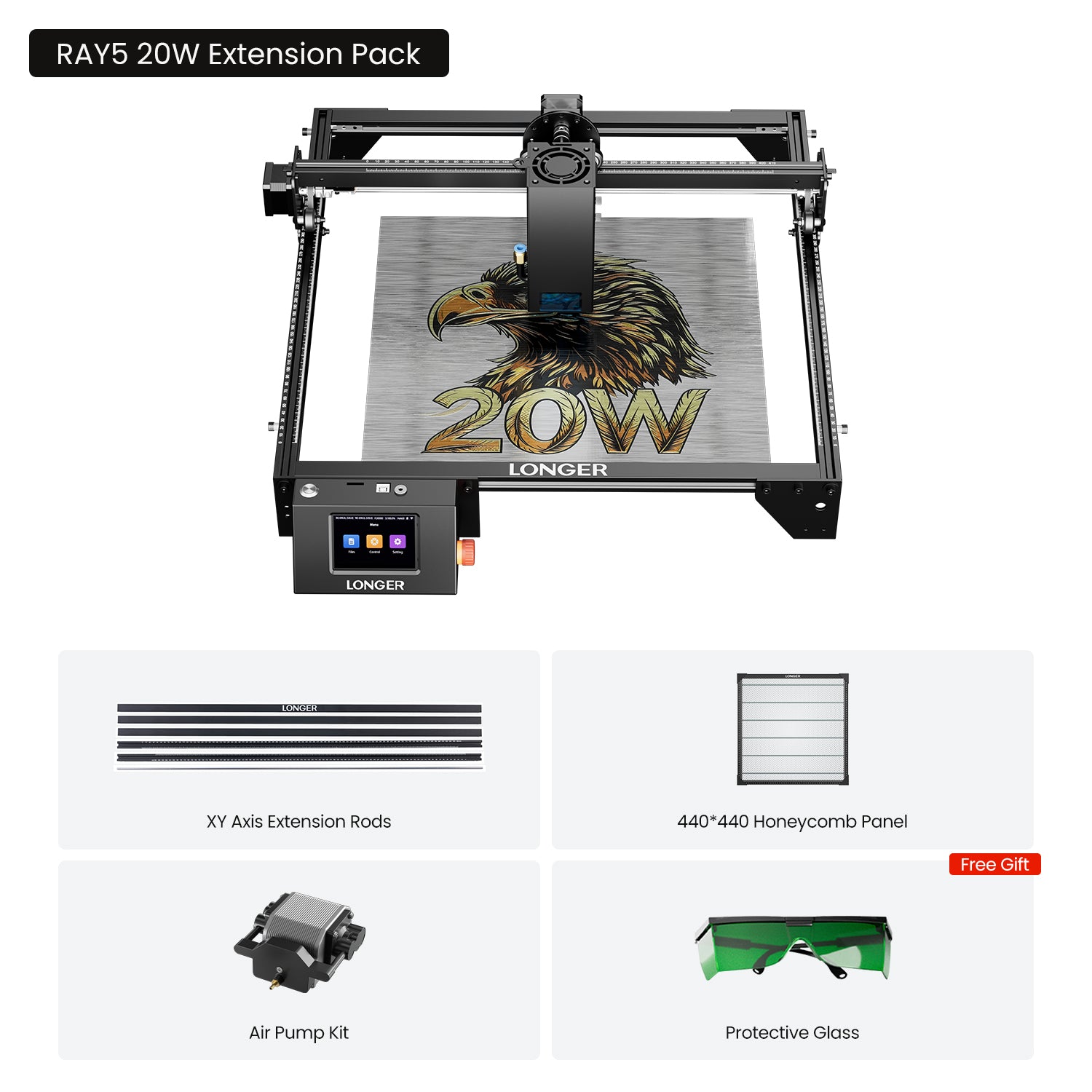Longer Ray5 20W Laser Engraver