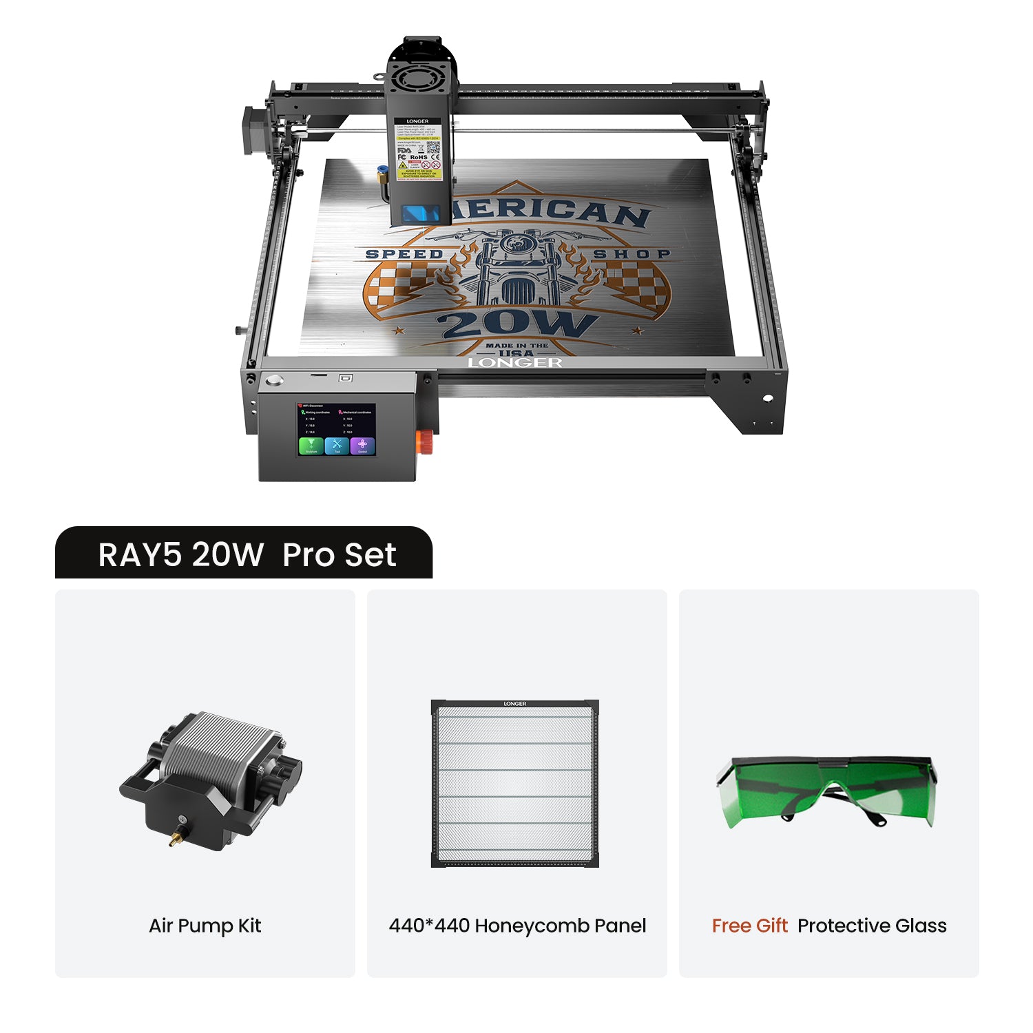Longer Ray5 10W/20W Laser Engraver