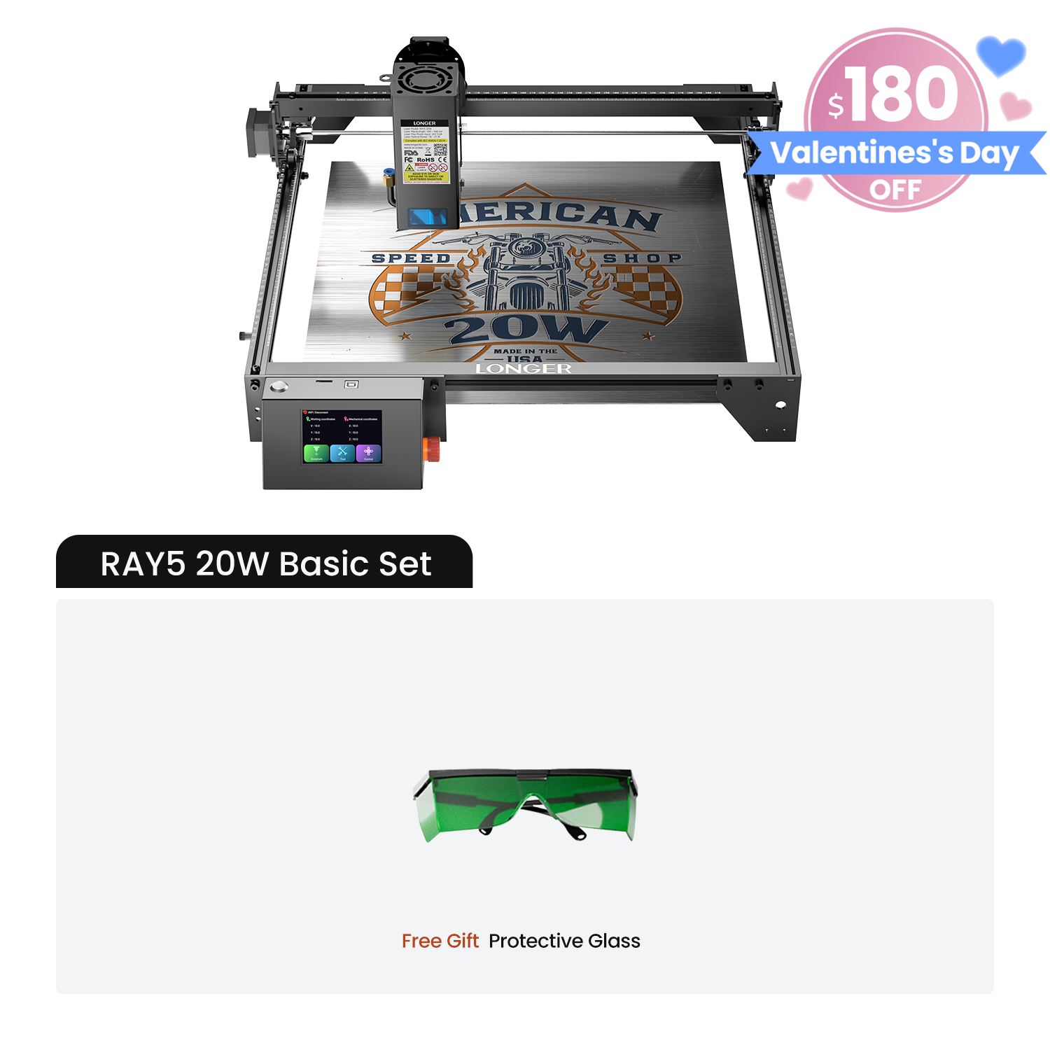 Incisore laser Ray5 20W