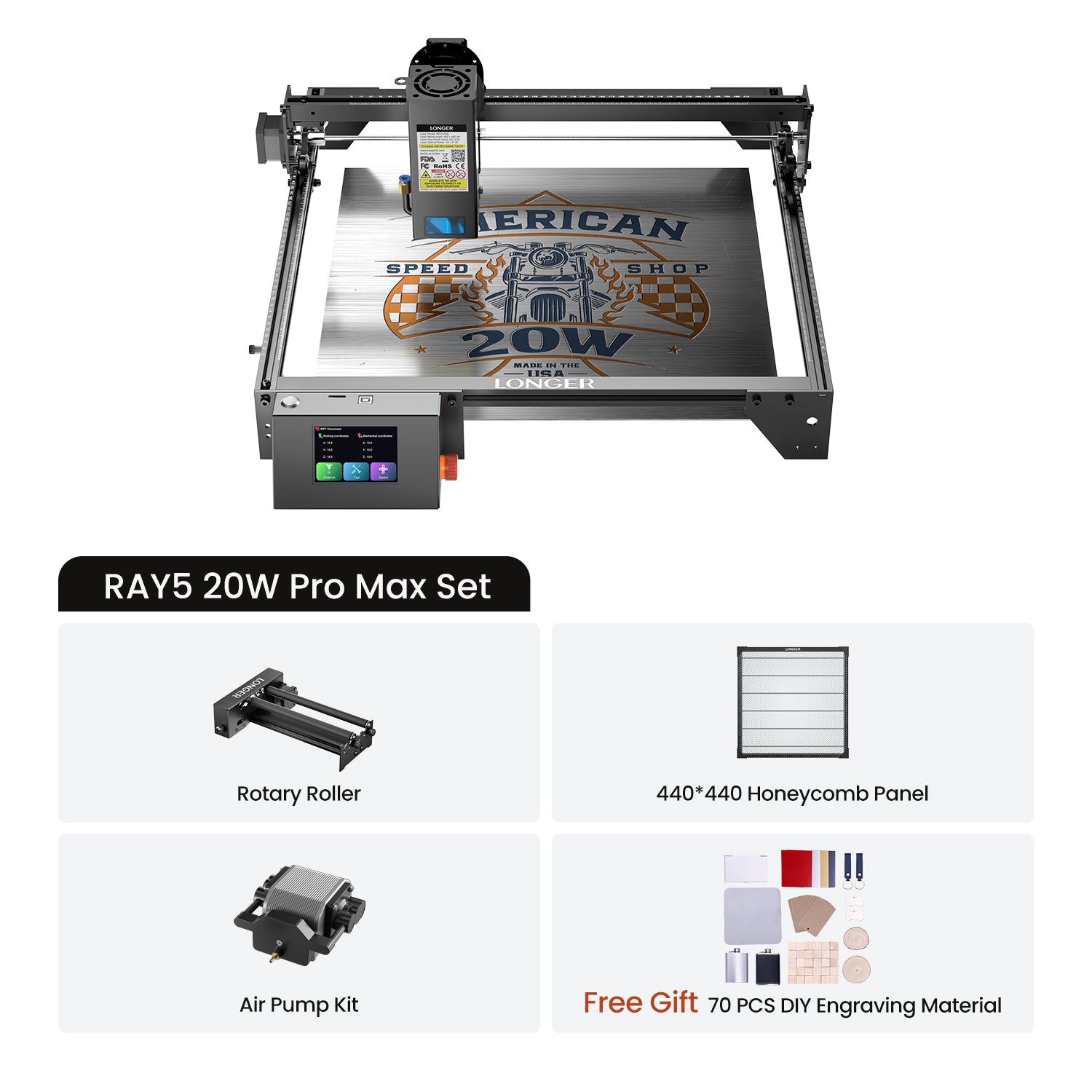 Longer Ray5 20W Laser Engraver