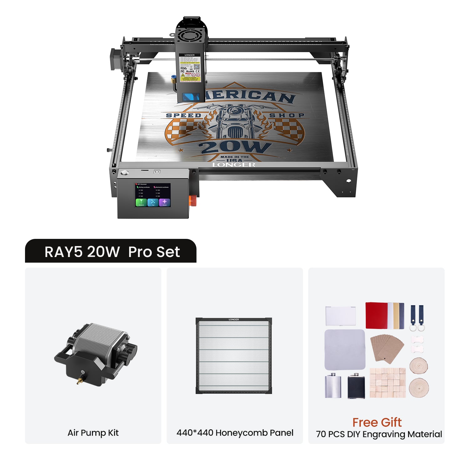 Longer Ray5 10W/20W Laser Engraver