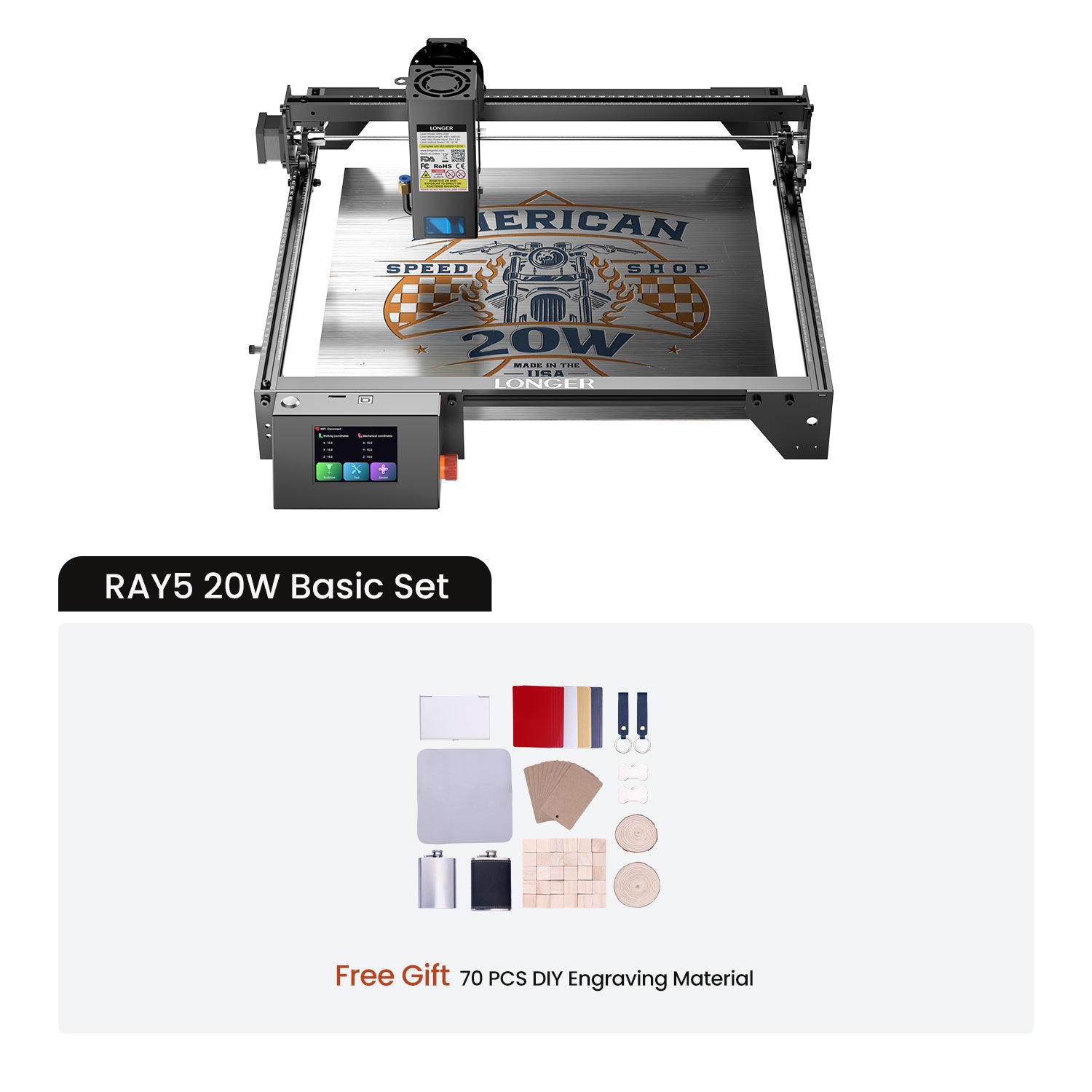 Longer Ray5 20W Laser Engraver