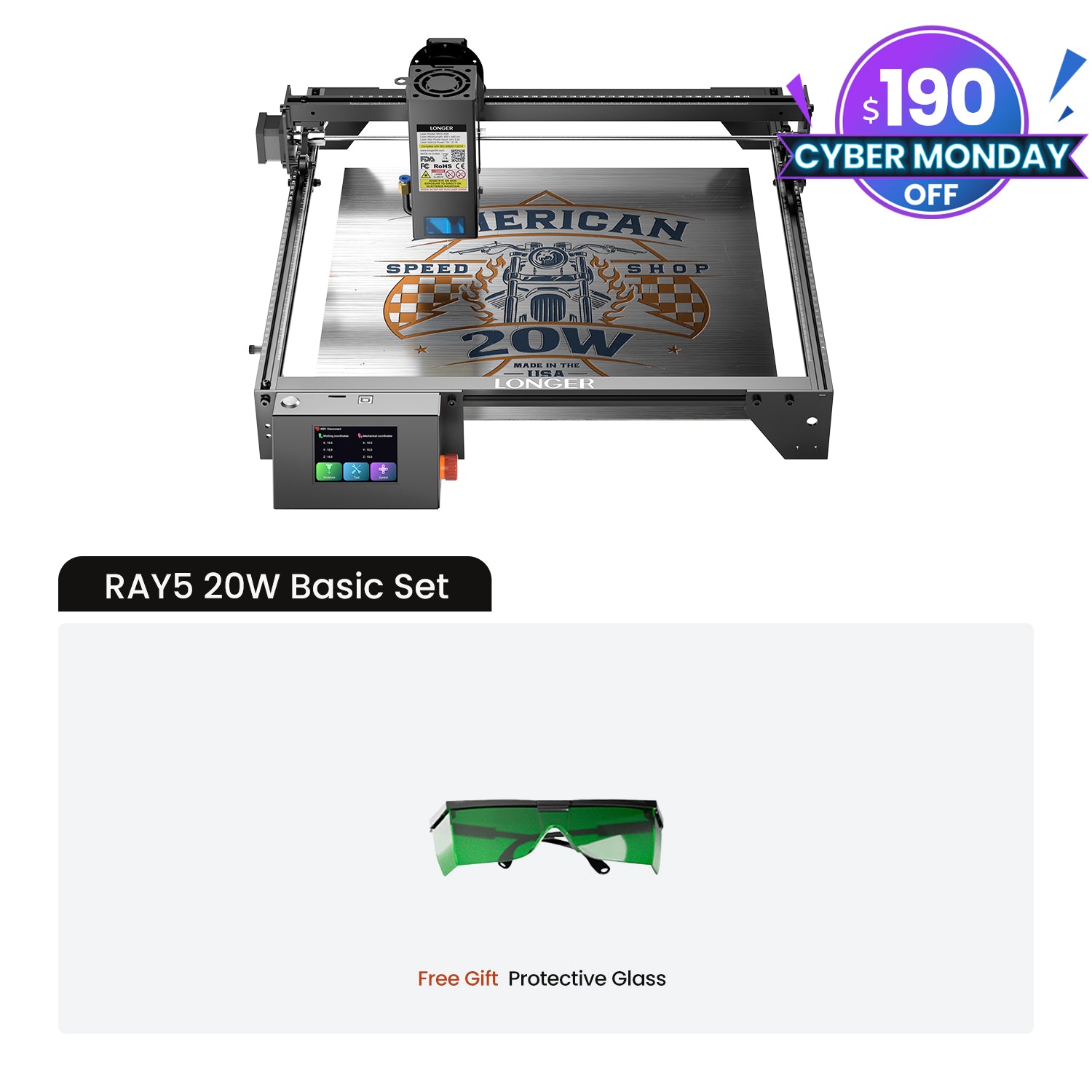Longer Ray5 10W/20W Laser Engraver