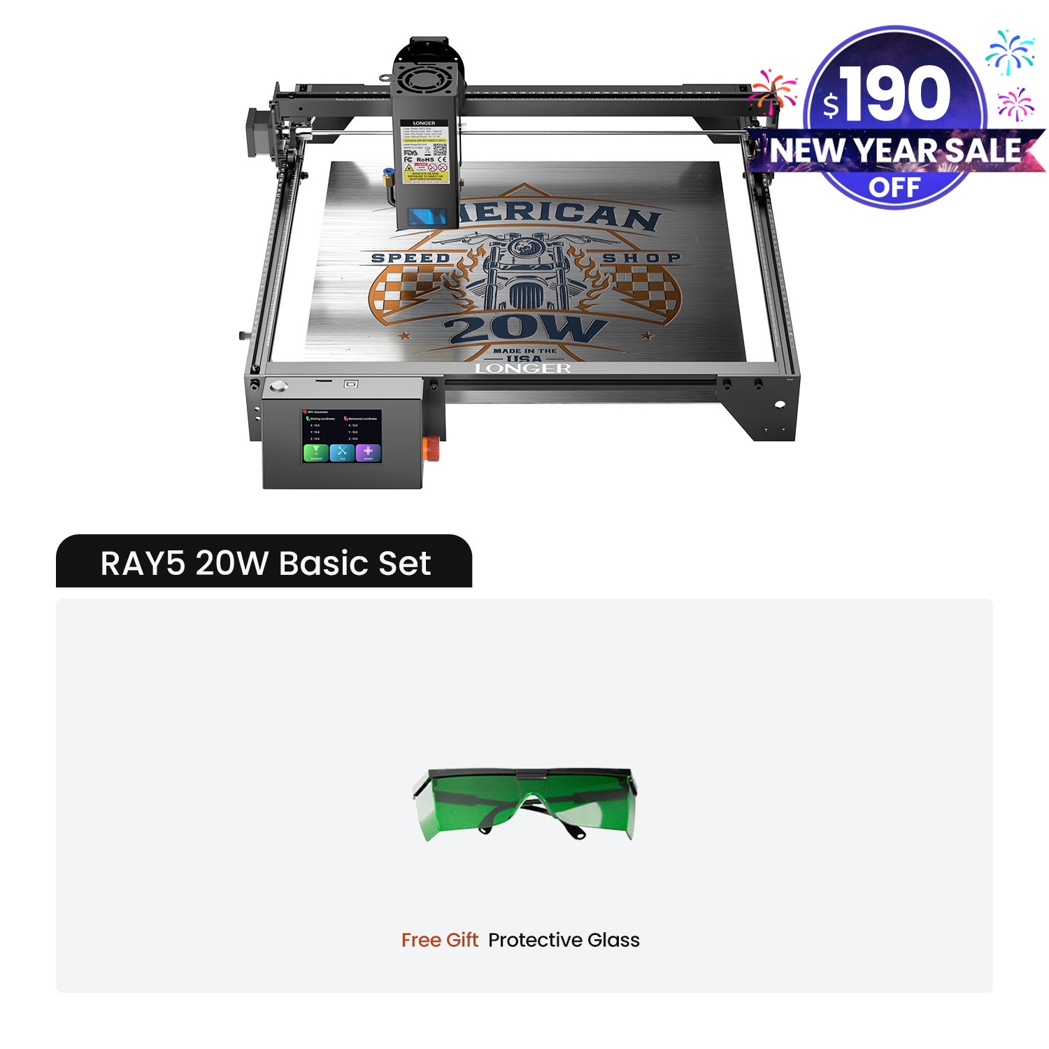 Longer Ray5 20W Laser Engraver