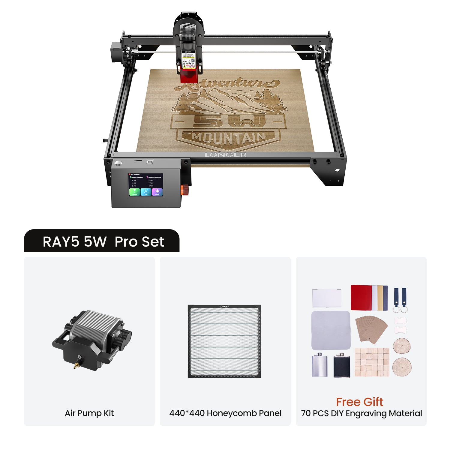 RAY5 5W Laser graveur