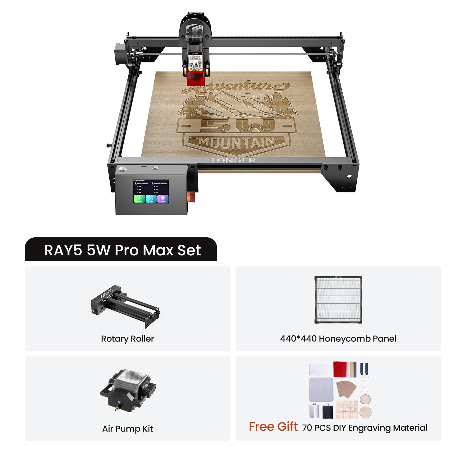 RAY5 5W Laser graveur