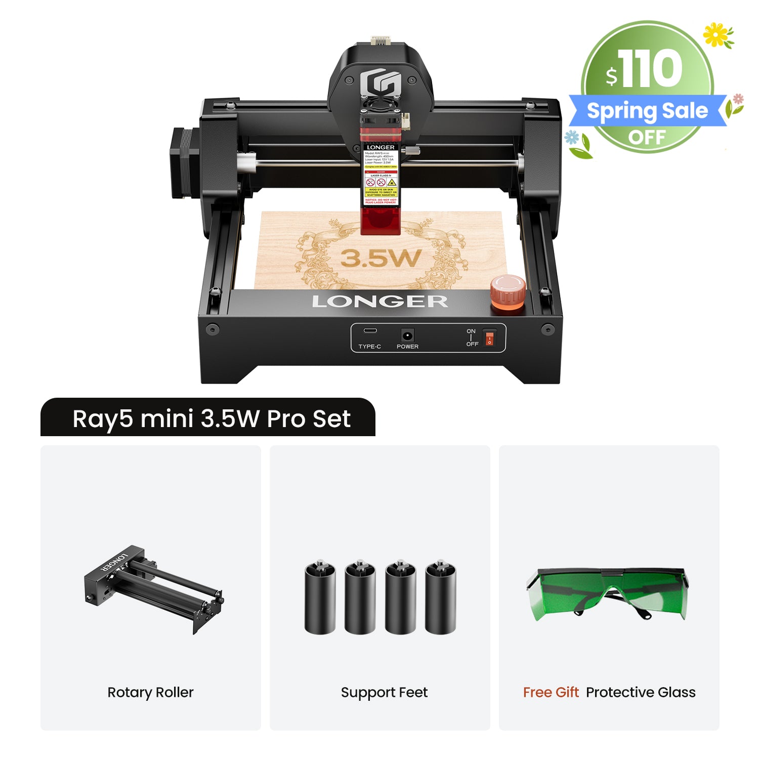 Longer Ray5 mini Laser Engraver