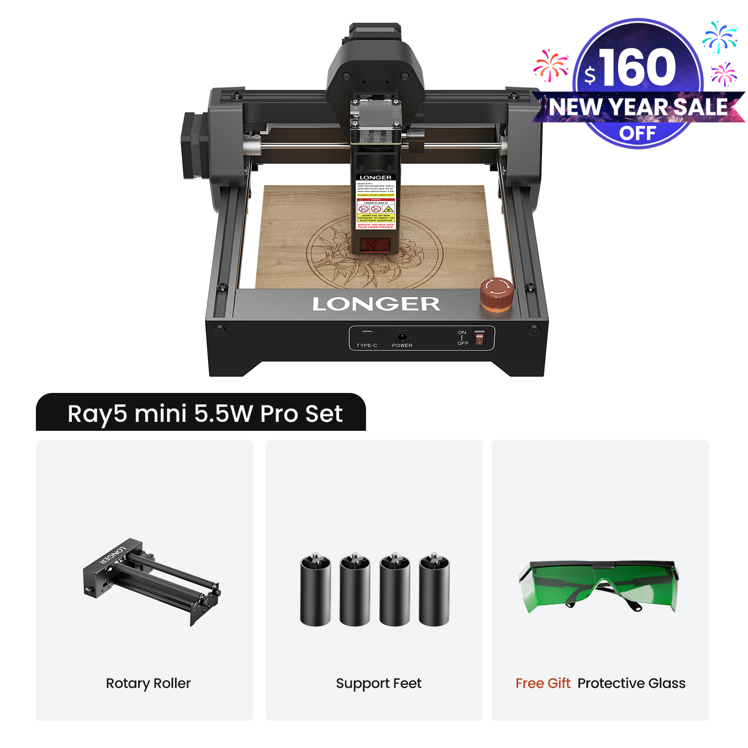 Longer Ray5 mini Laser Engraver