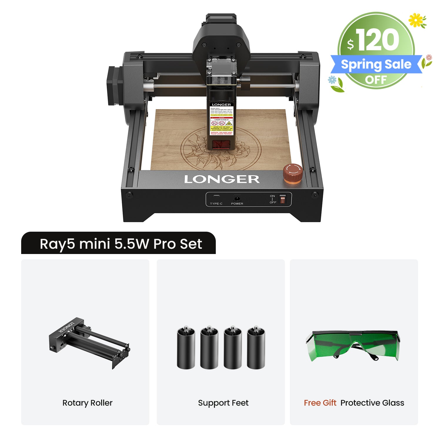 Longer Ray5 mini Laser Engraver