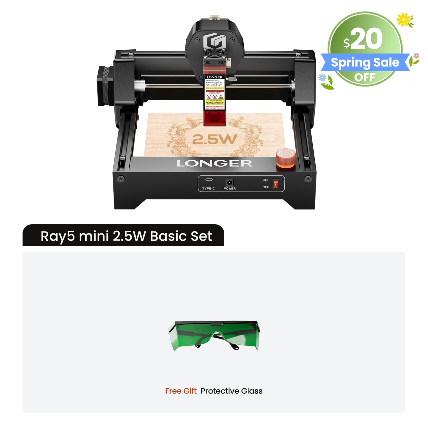 Longer Ray5 mini Laser Engraver