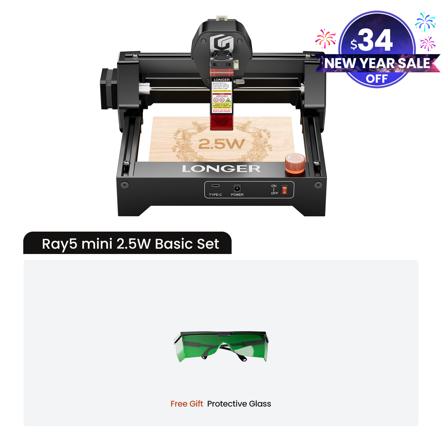 Longer Ray5 mini Laser Engraver