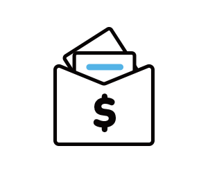 Extra monthly bonus by sharing promotions.