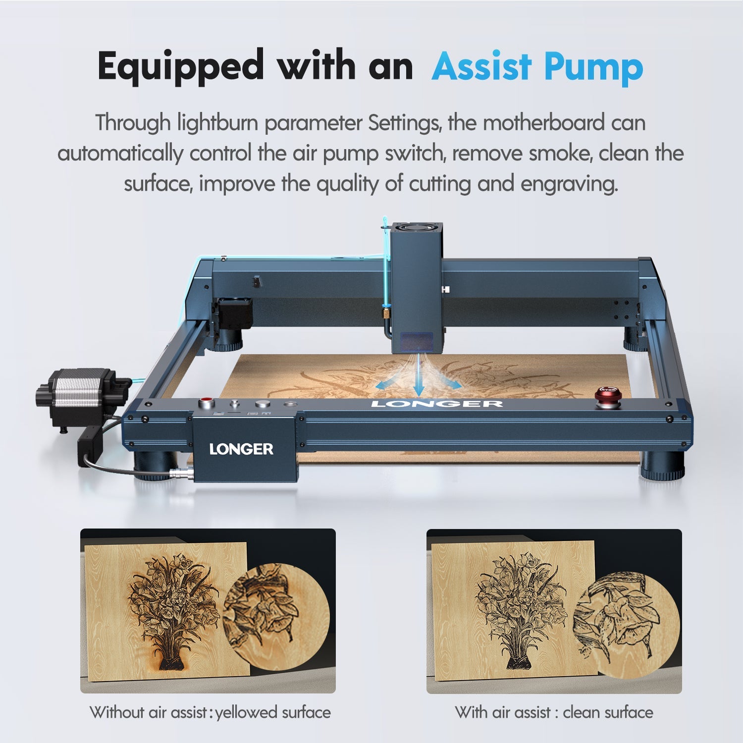 Longer Laser B1 40W Engraving Machine(44 - 48W Output Power) - LONGER