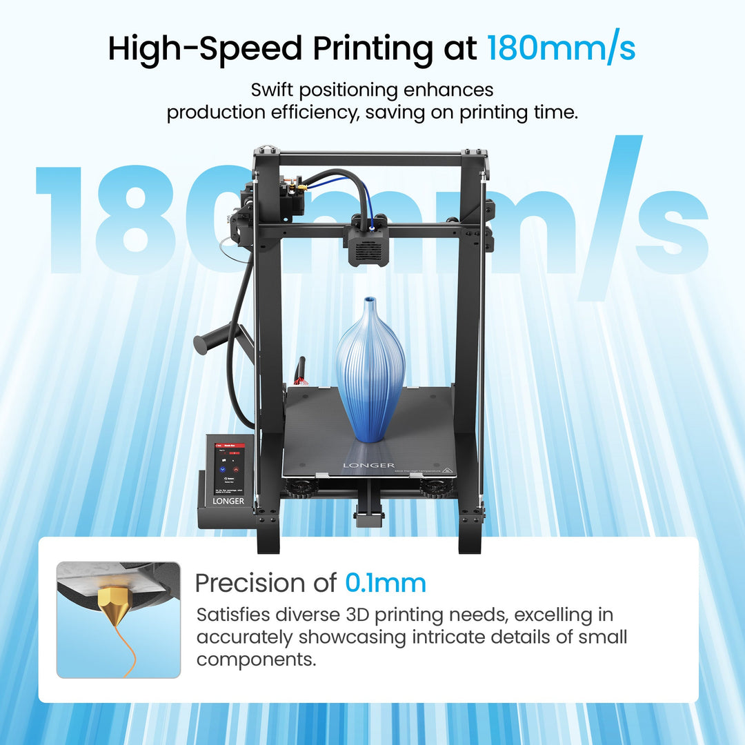 LK5 Pro FDM 3D-Drucker LÄNGERER 3D – LONGER
