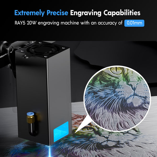 Longer RAY5 20W Laser Engraver(22 - 24W Output Power) - LONGER