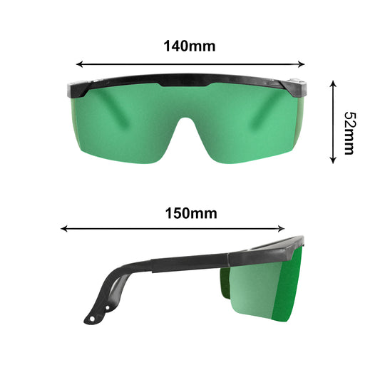 Laser Engraving Protective Goggles with Cleaning Cloth - LONGER