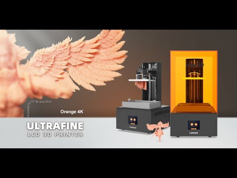 Orange 4K Resin 3D Printer - LONGER 3D 2